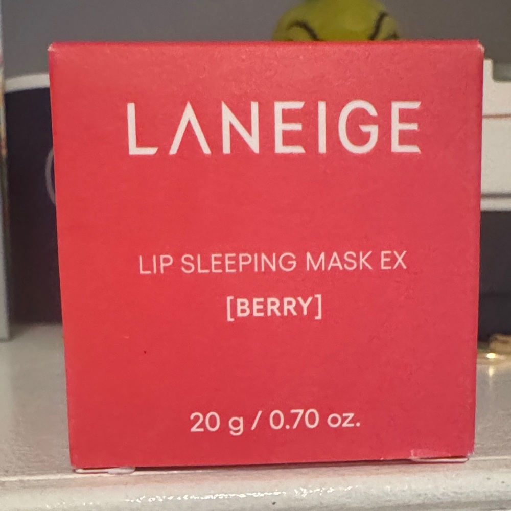 New unopened LANEIGE Lip Sleeping Mask EX - Berry - Vibrant Red